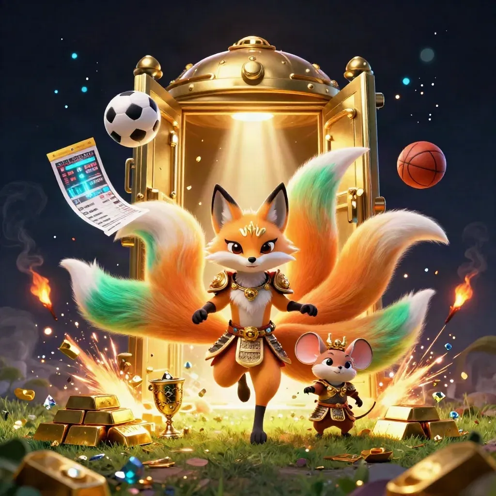 Volpe a nove code e topo samurai tra pallone, canestro e tesori in un’esplosione magica